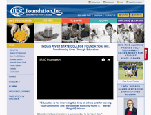 Tablet Screenshot of irscfoundation.org